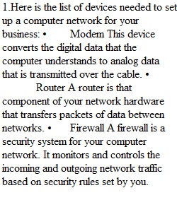 Network Deployment Choices